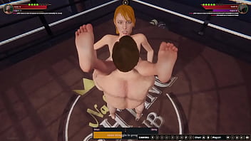 Preview 2 of Miya Khalifa Haizab - Ethan vs Ginny (Naked Fighter 3D)