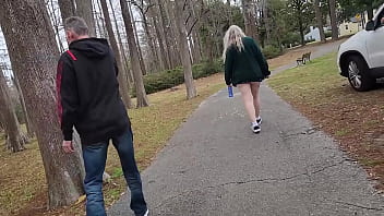 Preview 1 of Lexi Vixi Tube - Hot Mature Momma Vee Strolls Through The Park And Sucks Cock!
