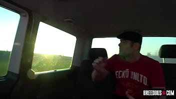 Preview 1 of Girls And Dog Porn Sex - Sasha Zime Fucked in a Van at the break of dawn
