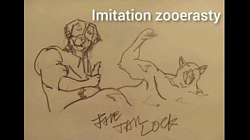 Preview 2 of Grlis Biatiful - &#039_The tail lock&#039_ imitation zooerasty