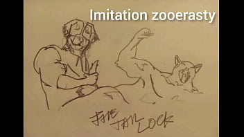 Preview 1 of Grlis Biatiful - &#039_The tail lock&#039_ imitation zooerasty
