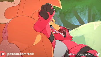 Preview 2 of 3d Lara Orc Destroy - Charizard comendo gosotoso o incineroar [Zcik]