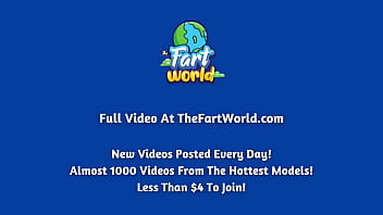 Preview 1 of Golden Edge La Escolta 2 - Girl Ripping The Longest Bubbliest Fart Ever!