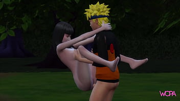 Preview 2 of Japan Cople7 - [TRAILER] Naruto having sex with Hinata in the middle of the forest