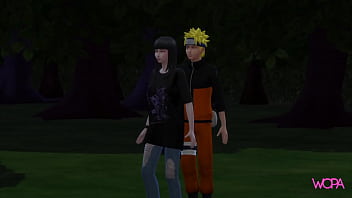 Preview 1 of Japan Cople7 - [TRAILER] Naruto having sex with Hinata in the middle of the forest