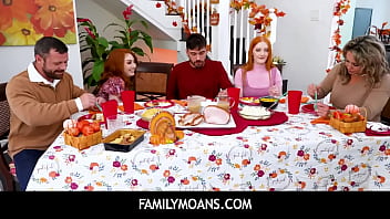 Preview 3 of Stepmom Fuck Her Stepson Jordi - FamilyMoans  -  Lucky stud Nade Nasty fucking these horny redhead stepsisters Arietta Adams and Cherry Fae