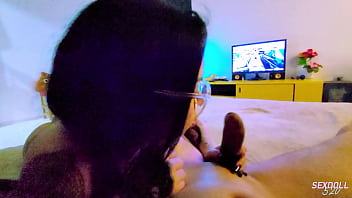 Preview 1 of Pakistan Saxsi Move - Chupada forte com tes&atilde_o  Stepsister e Gozada na Boca POV
