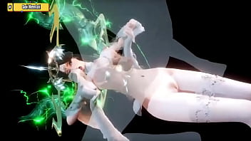 Preview 1 of Fetish Girl Handjob - Hentai 3D ( ep82)   Green lantern goddess.