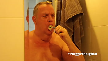 Preview 1 of Alla Black Cock - Morning ablutions plus shaving cock and balls