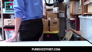 Preview 3 of Girl Nutal - PunishedThief  -  Shoplyfter stuffs his big cock so deep in Rachael Cavallis pussy