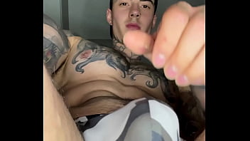 Preview 2 of Nude Mms Video - Playing With My Huge Bulge In A Jockstrap While Talking Dirty Before Shooting A Huge Load