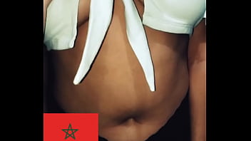 Preview 1 of Girl And Anymal Sax - Moroccan couple fucking hard,  big beauty,  Arab big round ass,  hot brunette from Morocco big ass muslim wife