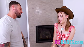 Preview 1 of Desi Teen Xxx Video Hd - Teeny Tiny Wild Lil Milker- Juniper Ren,  Quinton James