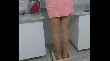 Preview 1 of Download Video Bf Barat - Pembe mini elbisesi ve kulotlu corabi beni fena azdiriyor