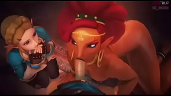Preview 2 of Son Loves Moms Huge Tits - Urbosa 3D Compilation