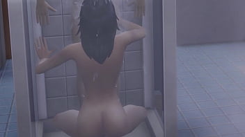 Preview 4 of Anemal Fac - Blowjob in a public toilet