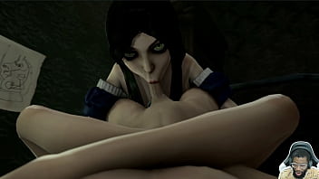 Preview 3 of Video Gfs Downblouse - Zelda Eats Samus Aran&rsquo_s Ass,  Alice Sucks For Cum,  Pharah Jerks You Off In Front Of Mercy&rsquo_s Tits