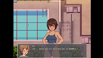 Preview 4 of Bin Riche - [Hentai Game] Daily life of my conuntryside -Espa&ntilde_ol- PARTE 10 Me La follo en el ba&ntilde_o y espio a alberca del colegio