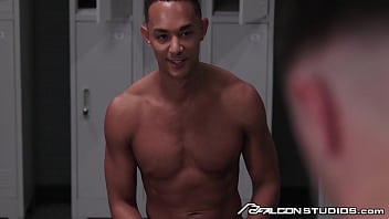 Preview 1 of Mfc Xvioletx - FalconStudios - Michael Boston Shoves His Juicy COCK into Ebony Jock
