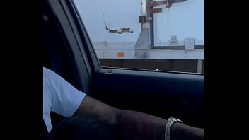 Preview 2 of Indian Mom In Nighty With Son - Liyah Bunni Gets Caught Giving Head On The HighWay By Mexican Truck Drivers