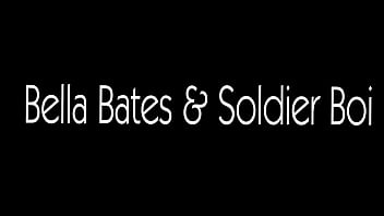 Preview 1 of Jav Climax - GROOBY.CLUB: BELLA BATES &amp_ SOLDIER BOI!