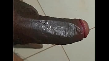 Ebony Cleaning Pee