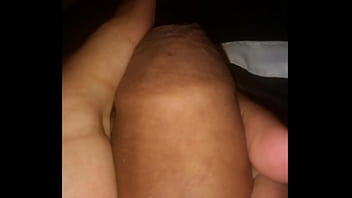 Teen In Panty Grinds On His Leg