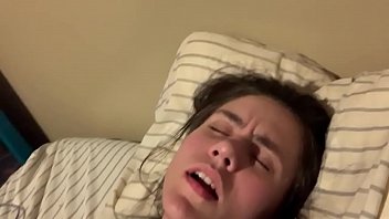She Cums While Pegging Strapon
