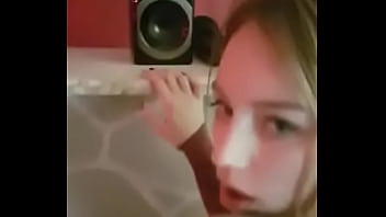 Pussy Juice On Her Tongue
