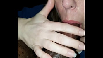 Gagging Latino Cuckold Job