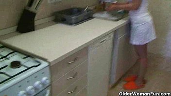 Teen Blonde Pounded Kitchen