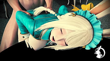 Facesit In Green Underwear